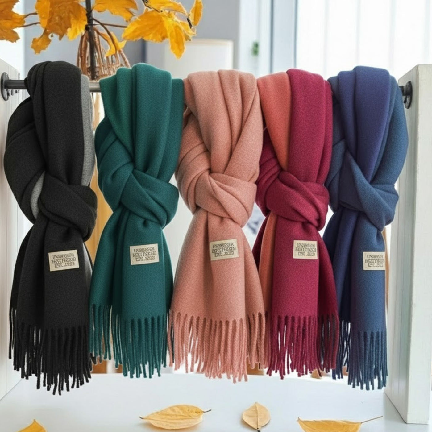Double-sided reversible scarf