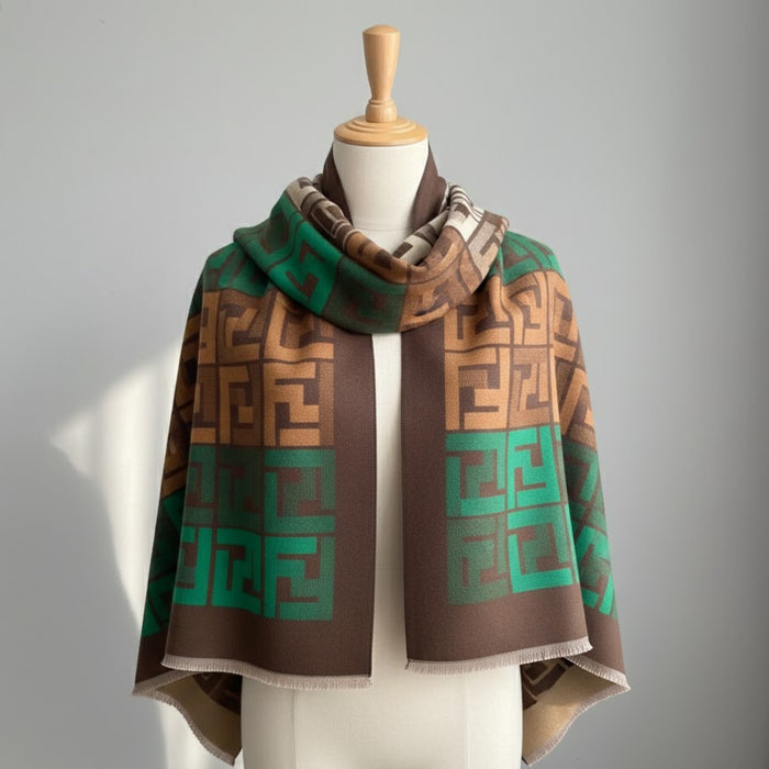 Two-sided print scarf